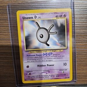 Unown Pokémon Card